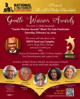  (BPRW) A. Philip Randolph “Gentle Warrior Awards” Gala features Historic Presentations to National Labor Leaders