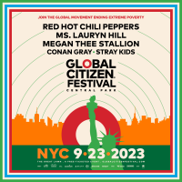 (BPRW) Red Hot Chili Peppers and Ms. Lauryn Hill to Headline 2023 Global Citizen Festival