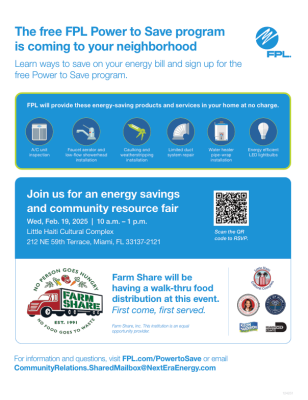 (BPRW) FPL Brings Energy-Saving Solutions to Little Haiti | Black PR Wire, Inc.