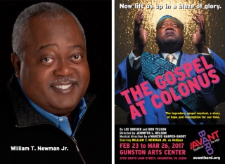 William T. Newman Jr. starring in "The Gospel at Colonus" Feb 23 to Mar 26