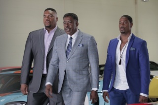 From L-R: Sean Ringgold (Junior Duncan), Ernie Hudson (L.C. Duncan), and Darrin Henson (Orlando Duncan) star in Carl Weber's The Family Business airing Tuesday, November 13 at 9 PM ET/PT on BET