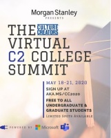 (BPRW) CULTURE CREATORS CONTINUE 'C2 SUMMIT' HBCU INITIATIVE AS A VIRTUAL CONFERENCE  MAY 18 - 21 FOR GRADS SEEKING CAREER OPPORTUNITIES IN BUSINESS & ENTERTAINMENT
