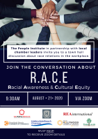 (BPRW) The People Institute and its partners to hold a virtual Town Hall on Racial Awareness & Cultural Equity  