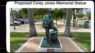 Proposed Corey Jones Memorial Statue to be located in the City of Delray Beach