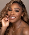Serena Williams wearing Nestled Heart necklace and earrings from her latest collection. (Photo: Business Wire)