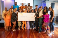 Award-winning actress, singer & entertainer, Keke Palmer, partnered with McDonald's USA to surprise 22 young, Black leaders with a total of $220,000 to fund their community-driven initiatives.