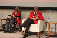 Documented Original Tuskegee Airmen (DOTAs): Cadet William T. "Bill" Fauntroy, Jr. (L)  and Lt. Col. Sheldon I. "Ivan" Ware. (R)