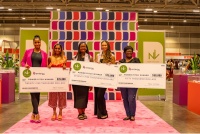 The New Voices Foundation presents the winners of the New Voices $150,000 POWER PITCH sponsored by the Entergy Charitable Foundation. Three Black women entrepreneurs pitched on the Global Black Economic Forum Stage at the ESSENCE Festival of Culture™ pres