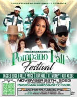 (BPRW) Chart Topping Legends Jagged Edge, Kelly Price, Juvenile, J.T. Money, and Kut Klose Headline the 3rd Annual Pompano Fall Fest This November