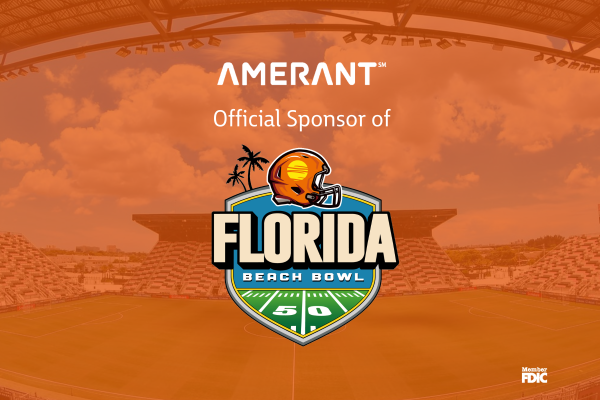 (BPRW) AMERANT BANK INKS PARTNERSHIP AS OFFICIAL SPONSOR OF INAUGURAL FLORIDA BEACH BOWL | Press releases