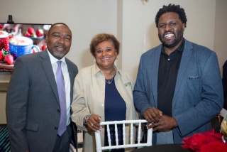 L-R: Adrian Parker, executive director of the Office of Strategic Initiative Management at Broward County Public Schools; Irene Taylor-Wooten, JTCHS board chair; and James Nixon, vice president of program, strategy, and external affairs at Ten North Group