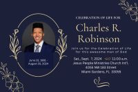 (BPRW) Celebrating the Life of CHARLES R. ROBINSON