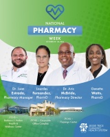 (BPRW) JTCHS Recognizes National Pharmacy Week and Highlights Essential Pharmacy Services