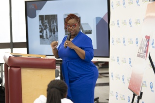 On November 14, 2024, Dr. Michelle Saunders, Lead Project Manager for NextEra Energy/FPL, delivered an inspirational presentation at the energy career workshop.