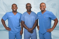 From left to right:  Dr. Kevin Phanord, Dr. Roger Phanord and Dr. Kyle Phanord.