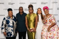 ESSENCE Black Women in Business 2025 honorees with ESSENCE Chief Content Officer, Michele Ghee. Credits: @thedenisestephanie