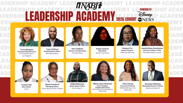(BPRW) NABJ Announces 2026 Leadership Academy Cohort | Press releases