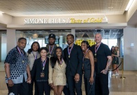 (BPRW) Gold medalist Simone Biles inaugurates signature restaurant at IAH