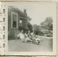 Family members at the Taylor family home on Martha's Vineyard. Credit: African American History and Culture, Gift of Dr. Teletia R. Taylor and descendants of Geraldine A Taylor, Proprietor, “Taylor's Playfair”