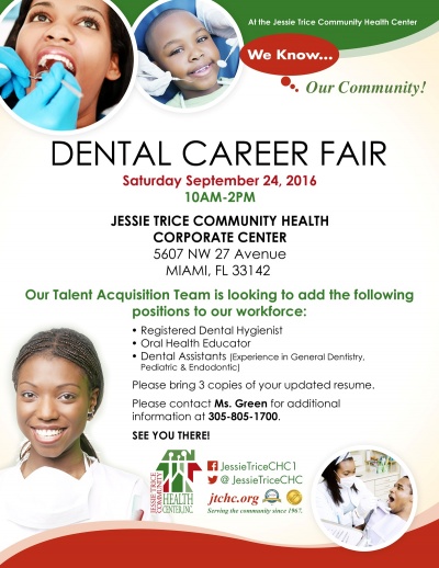 Bprw Jessie Trice Community Health Center To Host A Dental Career Fair Press Releases Black Pr Wire Inc