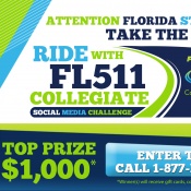 Take the "Ride with FL511" Collegiate Social Media Challenge