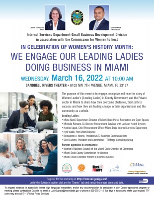 (BPRW) A CONVERSATION WITH LEADING LADIES DOING BUSINESS IN MIAMI | Press releases