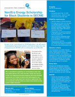 (BPRW) Deadline for The NextEra Energy Scholarship for Black Students in SECME is March 31, 2022