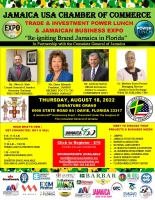 (BPRW) Jamaican Chamber to Host Trade & Investment Power Lunch & Expo August 18