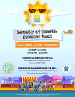 (BPRW) THE FLORIDA DEPARTMENT OF HEALTH IN MIAMI-DADE COUNTY TO HOST A “BOUNTY OF HEALTH SUMMER BASH”