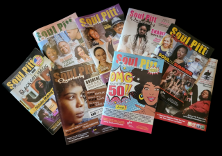 The 50th edition of Soul Pitt Quarterly along with other past SPQ issues.
